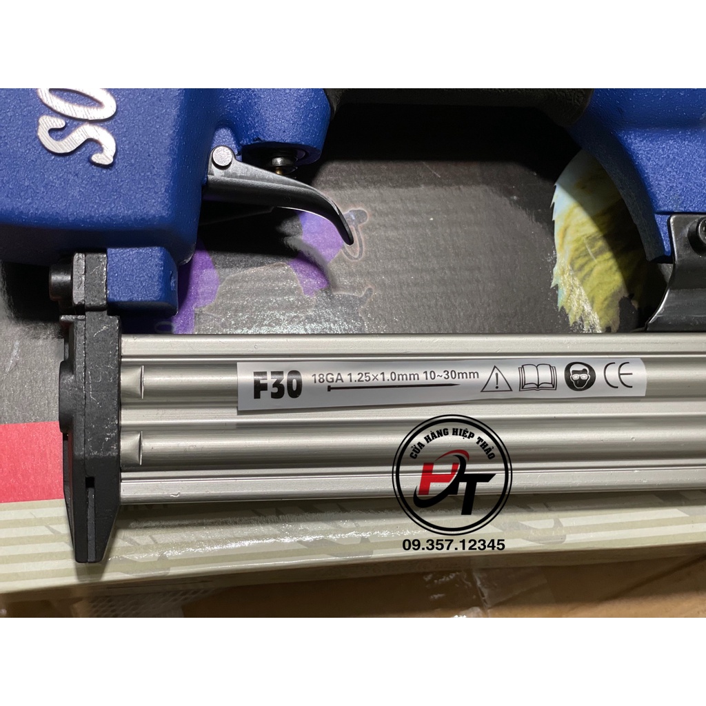 Súng bắn đinh gỗ thẳng F30 máy bắn ghim hơi Soyi SBD-F30-SY