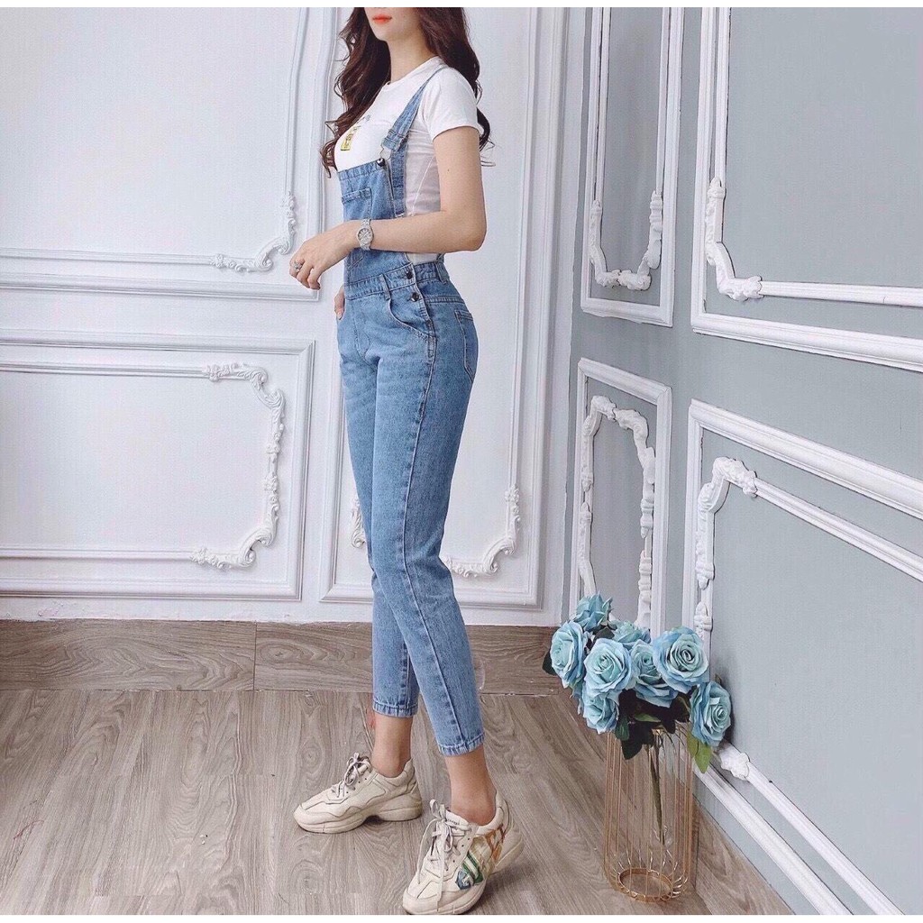 Yếm jean nữ PHUONGNAMSHOP nhiều mẫu siêu hot MKTB107A | BigBuy360 - bigbuy360.vn