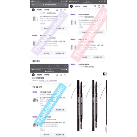 (Bill) Chì kẻ chân mày Lilybyred Skinny Mes Brow Pencil