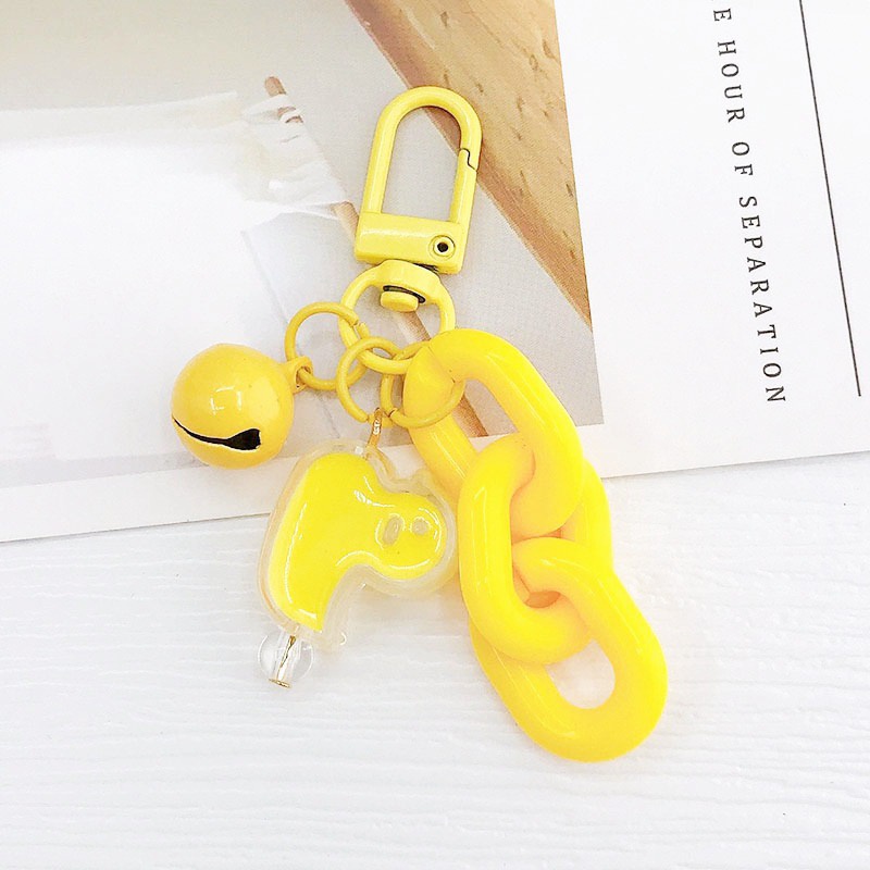 Móc Khóa Hình Gấu / Vịt / Bông Hoa Nhiều Màu Dễ Thương