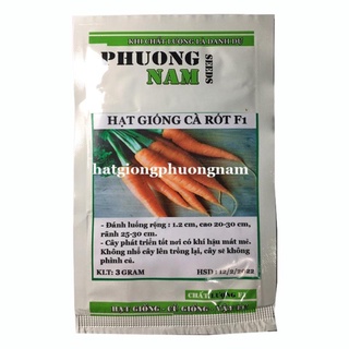 3GR - HẠT GIỐNG CÀ RỐT F1