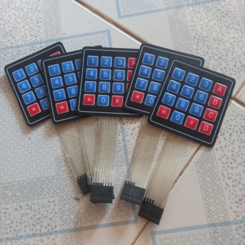 Bàn phím mềm ma trận.