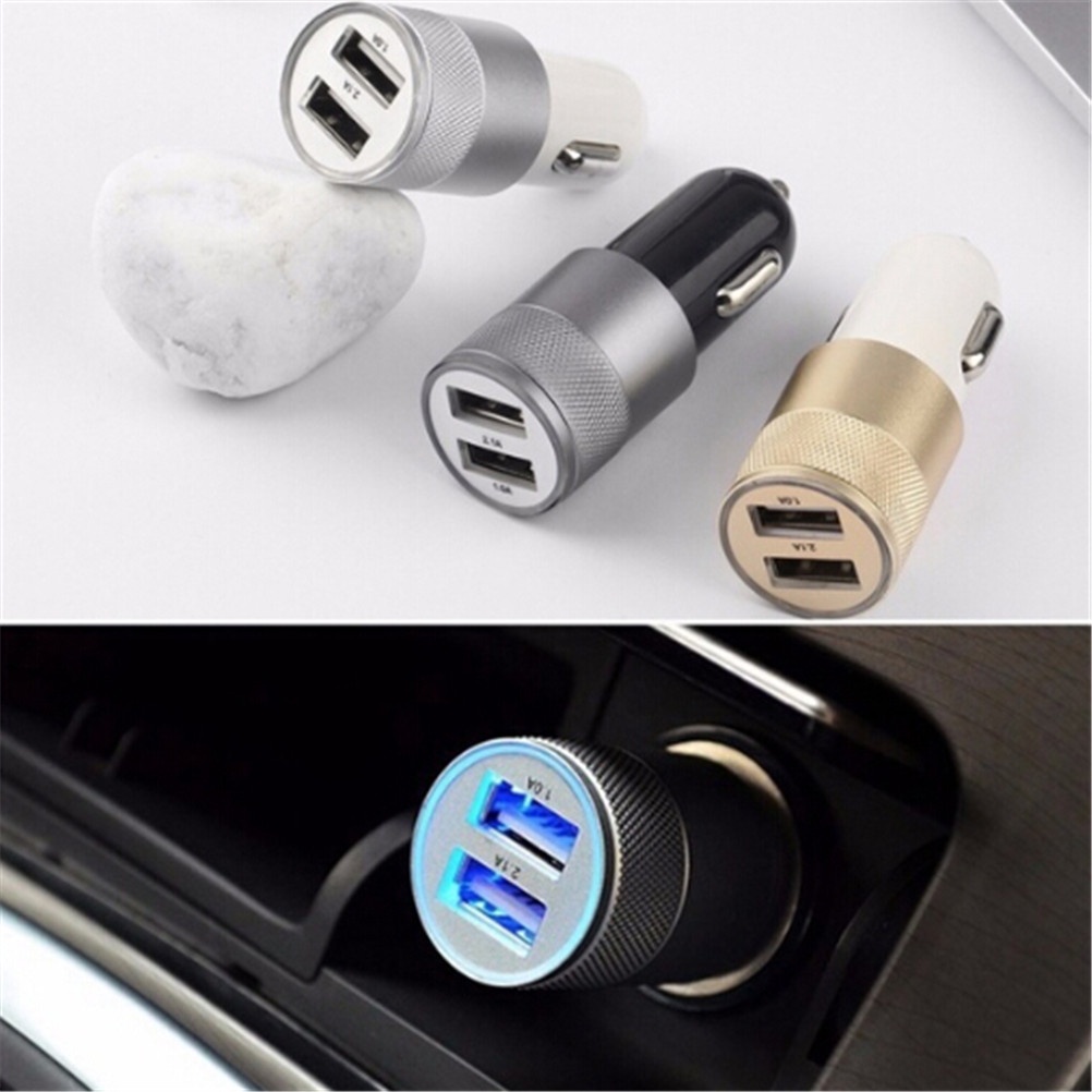 ### Ống Sạc USB Dc 3.1A 2 Chuyên Dụng Cho Điện Thoại