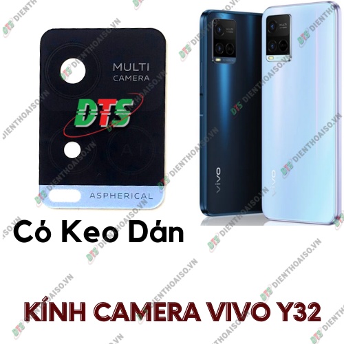 Kính camera vivo y32 kèm keo dán
