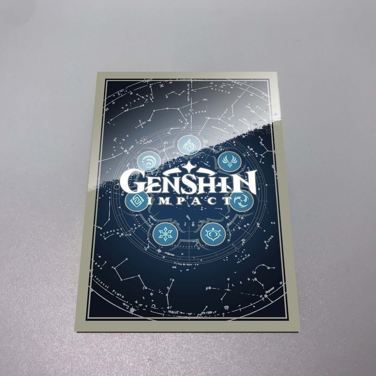 Thẻ bài sưu tầm card custom bánh xốp Genshin Impact Arataki Itto