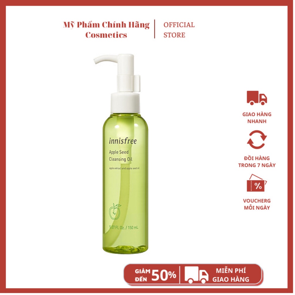 Dầu Tẩy Trang Từ Hạt Táo Innisfree – Apple Seed Clean 150ML