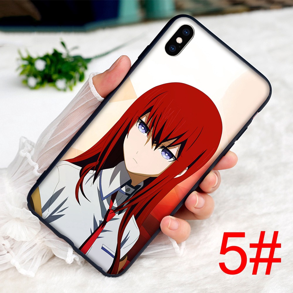 Soft Phone Case iPhone 8 7 6 6S 5 5S SE Plus X XS Max Steins Gate