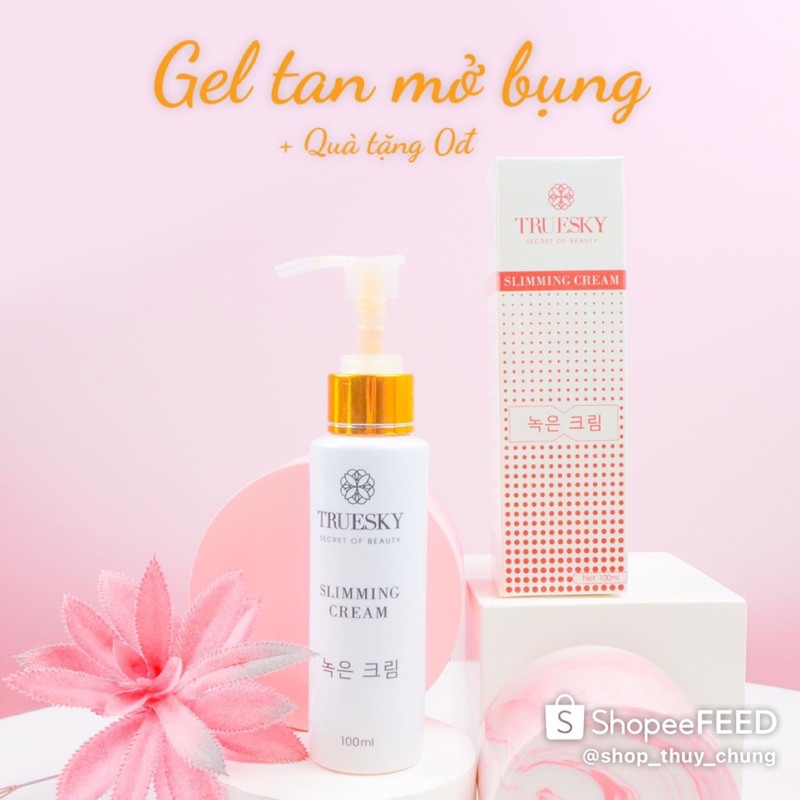 [Tặng Quà 0đ] Gel - Kem Tan Mở Bụng Cấp Tốc Thương hiệu Trueskey Giúp Tan Mở Hiệu Quả 100ml [Mã VN1633]