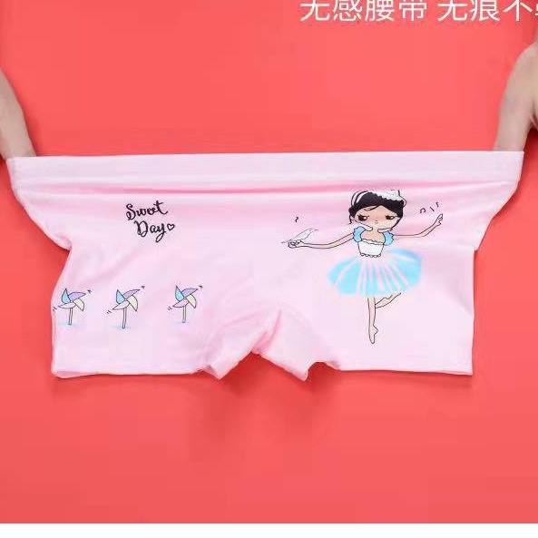 【 3 Cái Mua Sắm Mini】【 3-14 Năm】 Cá Tuyết☑️ Cô Gái Quần Lót Trẻ Em Quần Lót Lụa Z030# Quần Short In Họa Tiết Hoạt Hình Đáng Yêu Cho Bé