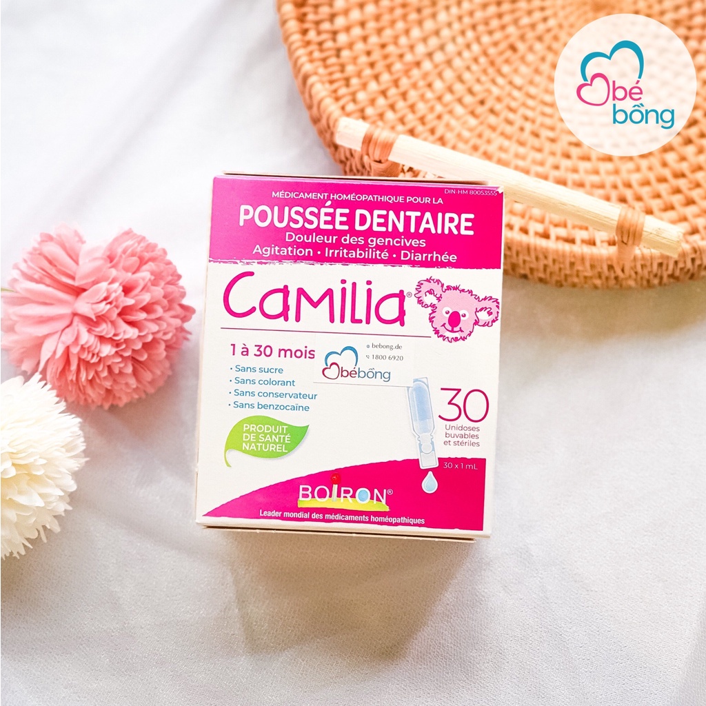 Tép uống cho trẻ mọc răng Camilia Canada 30 tép