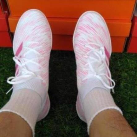 Giày đá bóng Nemeziz . TF màu hồng trắng - giày đá bóng vizeno * " , " ⚡ ! 🏳️ ^