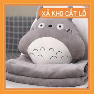 [XẢ KHO] Chăn Gối Mềm Totoro Văn Phòng (CÓ ẢNH THẬT)