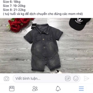 Combo bộ bò và quần kaki cho bé