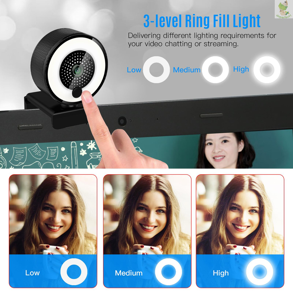 Webcam 2k Hd 500w Kèm Bộ Phụ Kiện | BigBuy360 - bigbuy360.vn