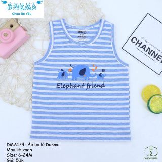 Áo ba lỗ sơ sinh Dokma
