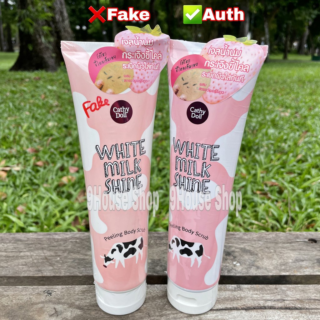 01 Tuýp Tẩy tế bào chết Cathy Doll White Milk Shine Peeling Body Scrub Thái Lan 320gr