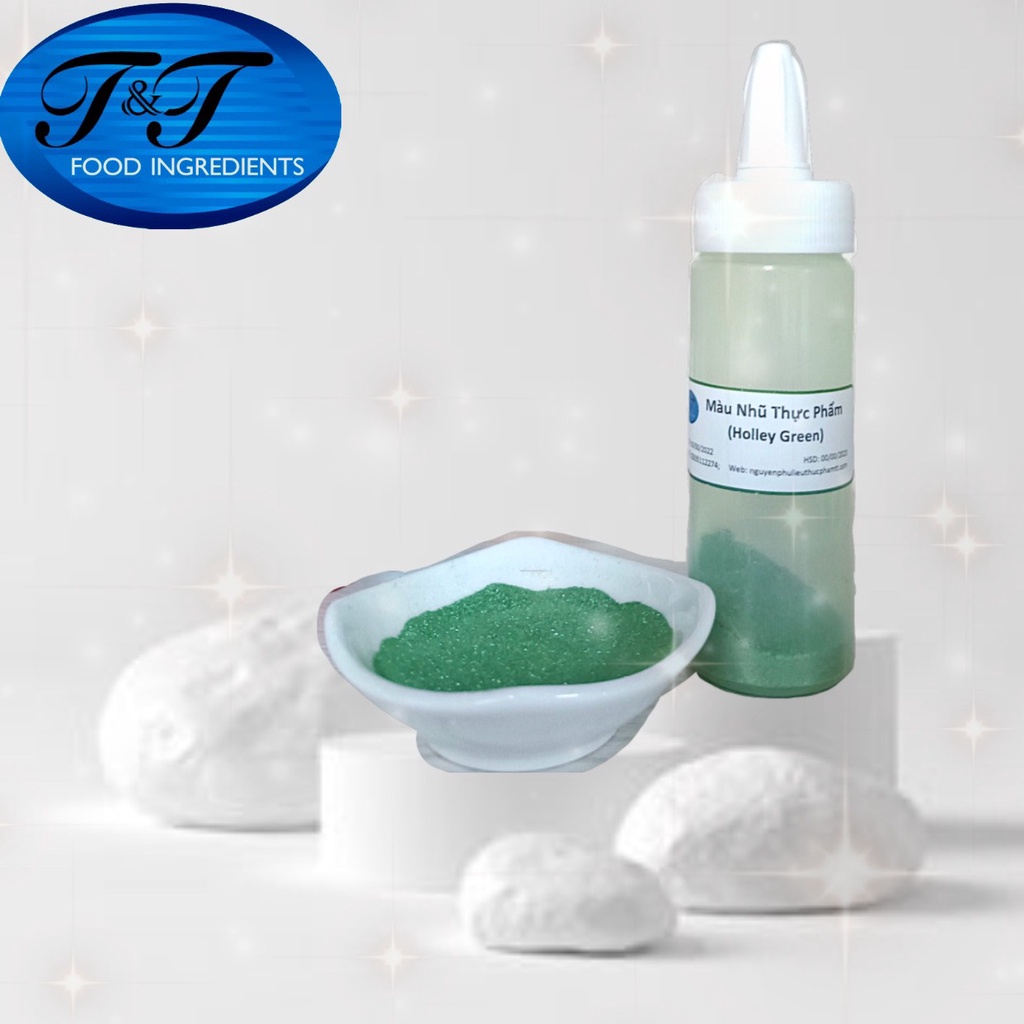 Màu nhũ cho bánh kem