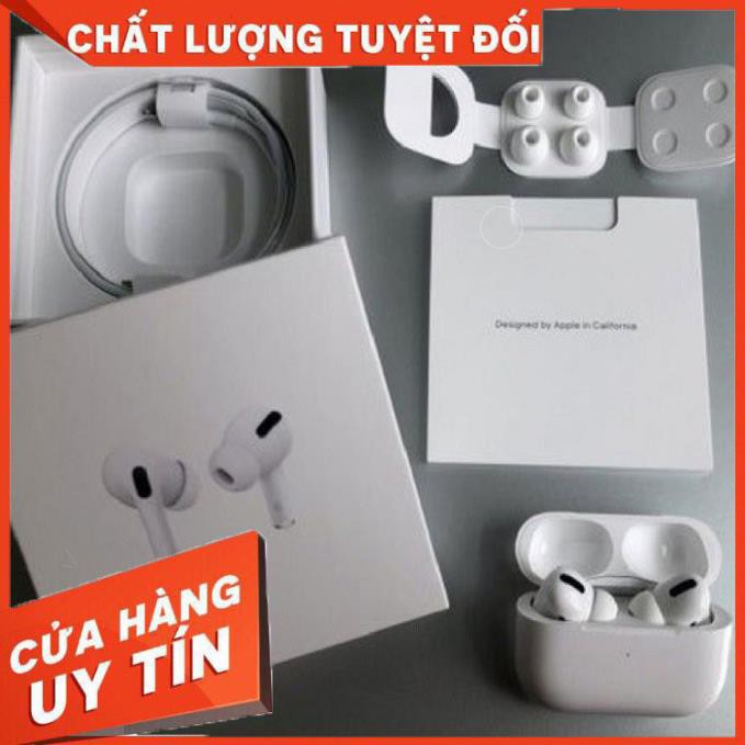 Tai Nghe Bluetooth AIRPODS PRO 💕 Công Nghệ Chipset Âm Thanh Mới 💕 Chống Ồn Xuyên Âm Đổi Tên Định Vị Tháo Tai Dừng Nhạc