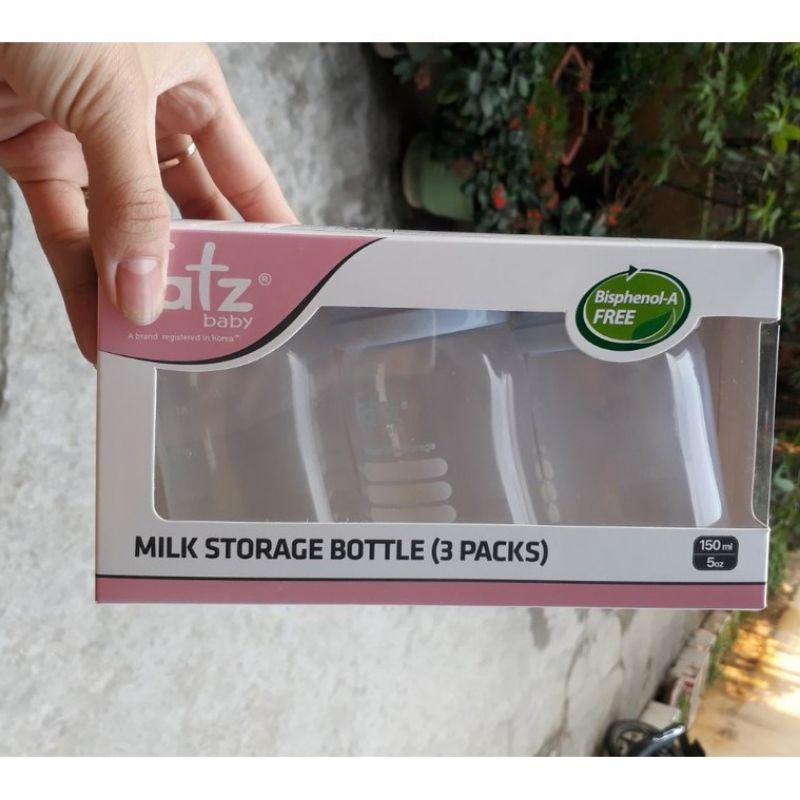HỘP BÌNH TRỮ SỮA CỖ RỘNG  150ml Fatz Fatzbaby FB0120N