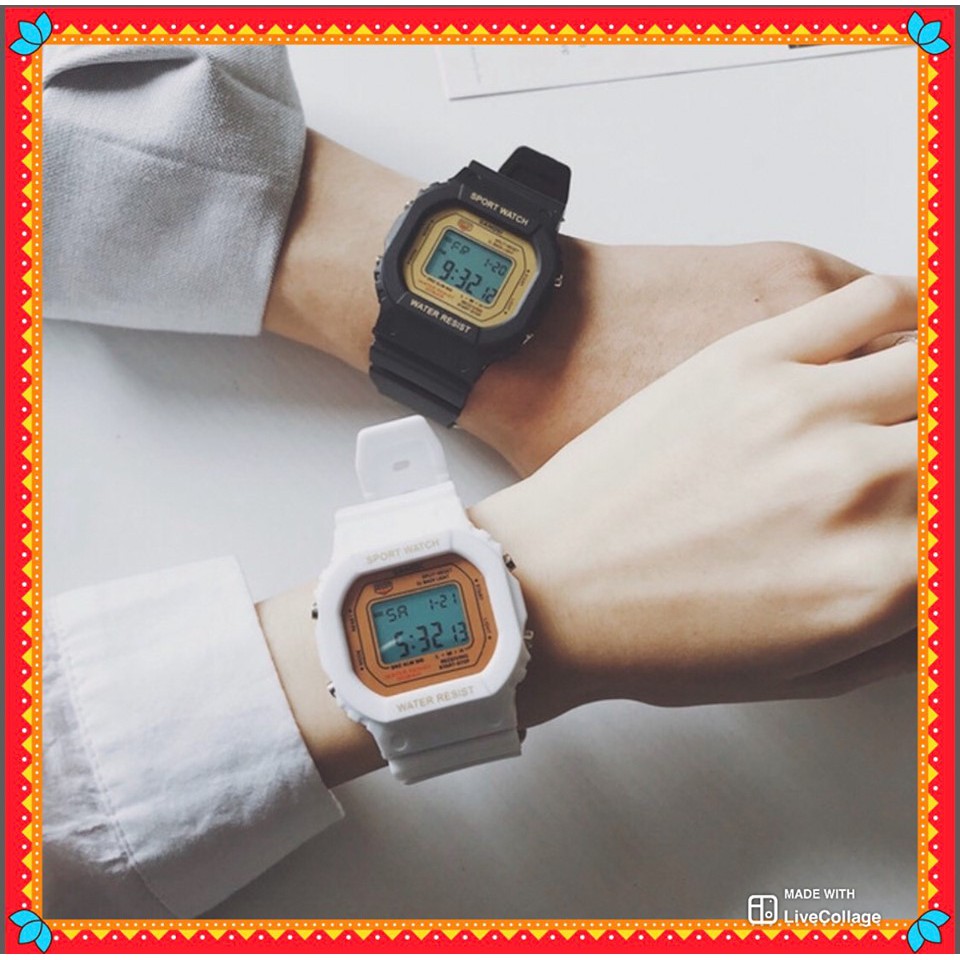 [Mã FAMAYFA2 giảm 10K đơn 50K] ĐỒNG HỒ NAM NỮ SANOSI VUÔNG THỂ THAO ĐIỆN TỬ D359 CẶP ĐÔI CAO CẤP | BigBuy360 - bigbuy360.vn