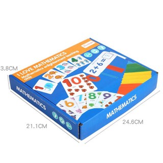 Bộ Thẻ Ghép Số Và Phép Tính (Có Que Tính)