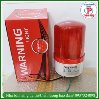 Đèn cảnh báo led không còi đỏ 12vol, 24vol, 220vol