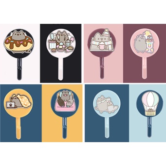 Móc treo dính tường ba anh em gấu MTDT4 bare bear cute molang pusheen gấu brown tonton khủng long hoàng đế mèo capoo