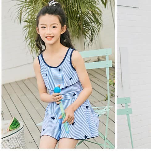 Bộ bơi bé gái lớn size 25-40kg