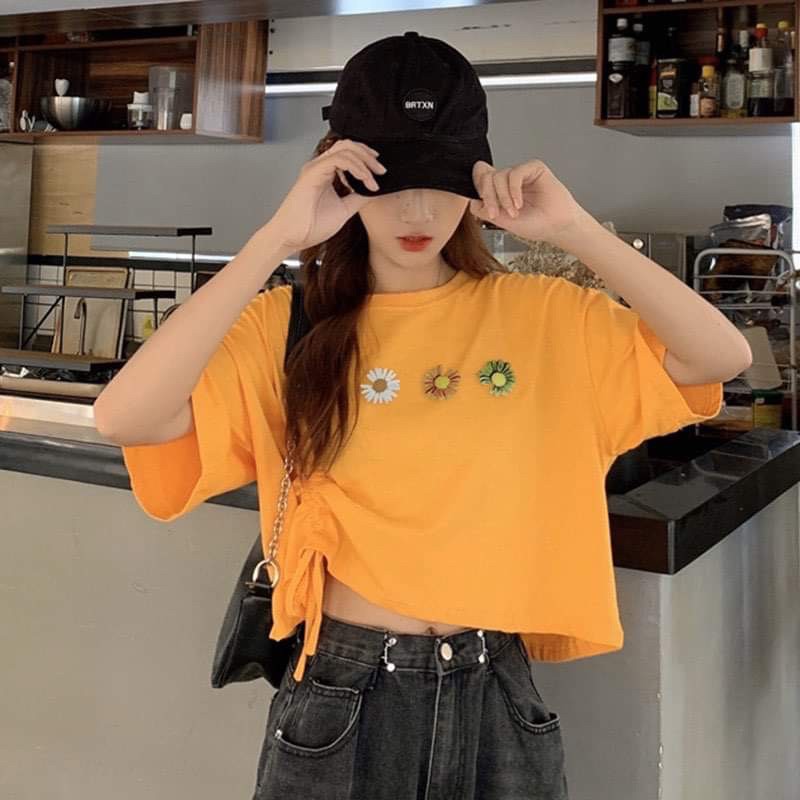 Áo crt dây rút 3 hoa HD26