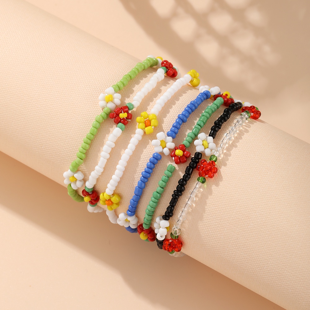 17KM Korean style pearl beads colorful bracelet for women accessories | WebRaoVat - webraovat.net.vn