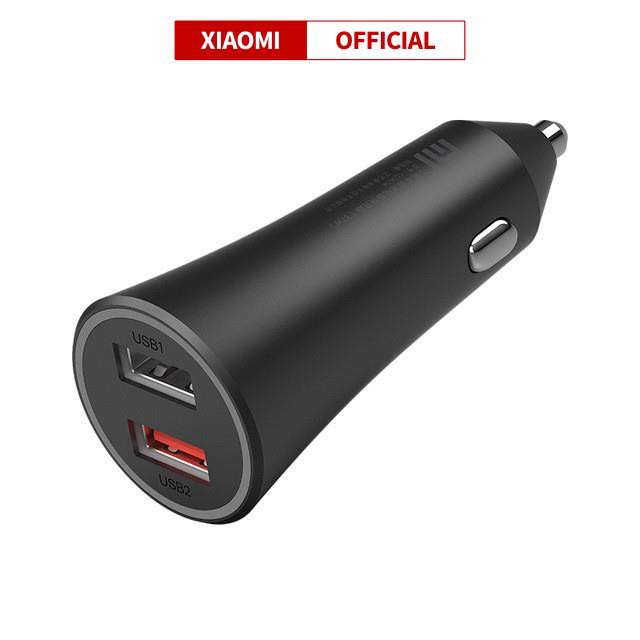 Sạc Oto Nhanh 2 cổng USB 37W Xiaomi GDS4147GL- Tẩu sạc xe hơi nhanh 18w Xiaomi 2 USB GDS4104GL