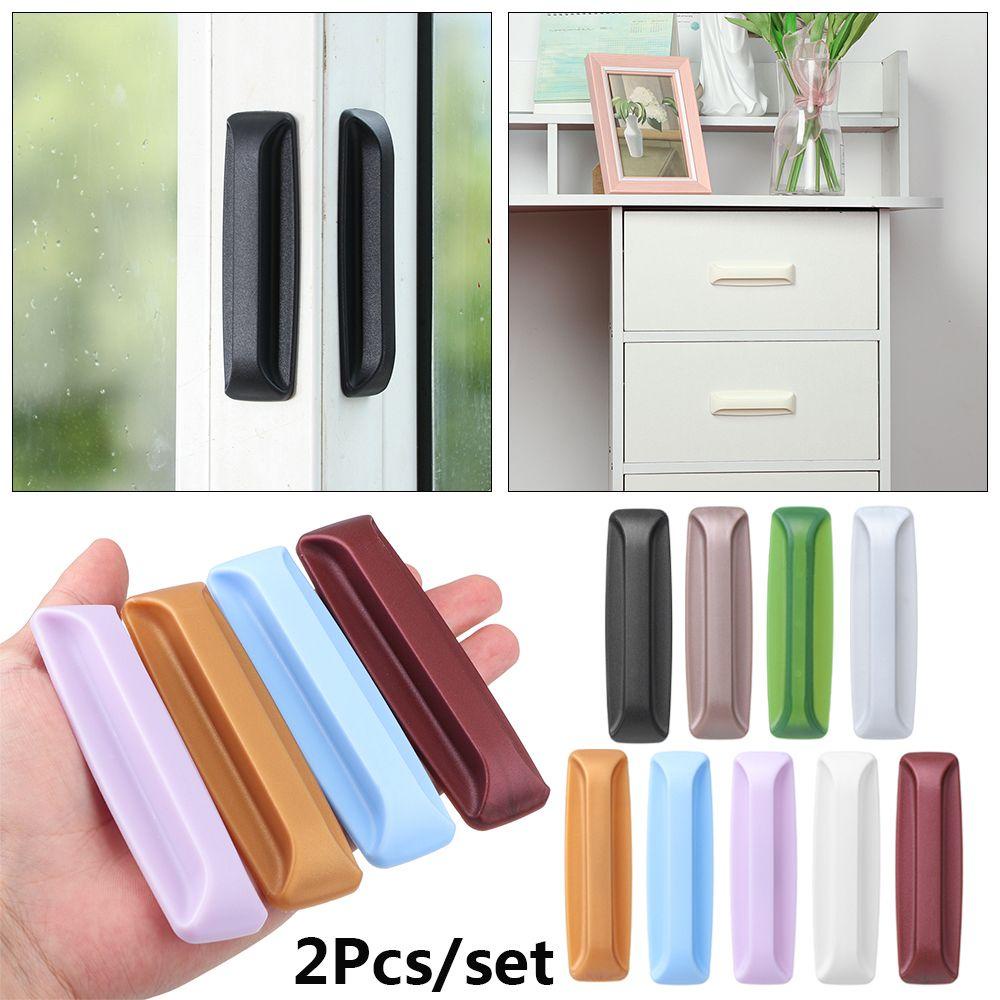 Set 2 Tay Nắm Cửa Tủ Đa Năng Nhiều Màu Sắc