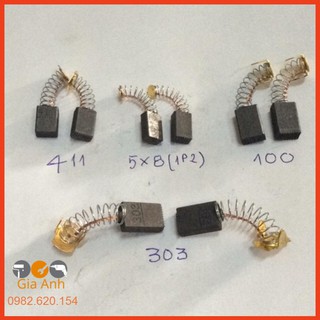 CHỔI THAN CARBON MÁY CẦM TAY 411 (MT) 5x8(1p2 MÁY KHOAN) 100(MÁY ĐỤC) 303(CẮT GẠCH ) LOẠI 1