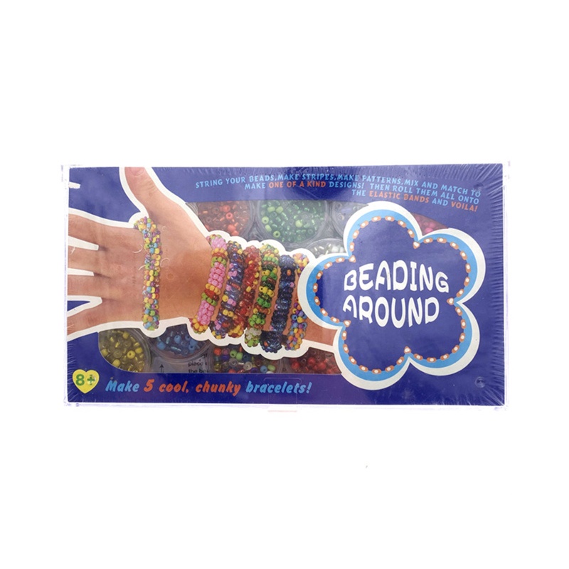 Bộ Hộp Làm Trang Sức Gồm Vòng cổ Và Vòng Tay Xỏ Hạt Diy Thích Hợp Cho Thanh Thiếu Niên 6-18 Tuổi