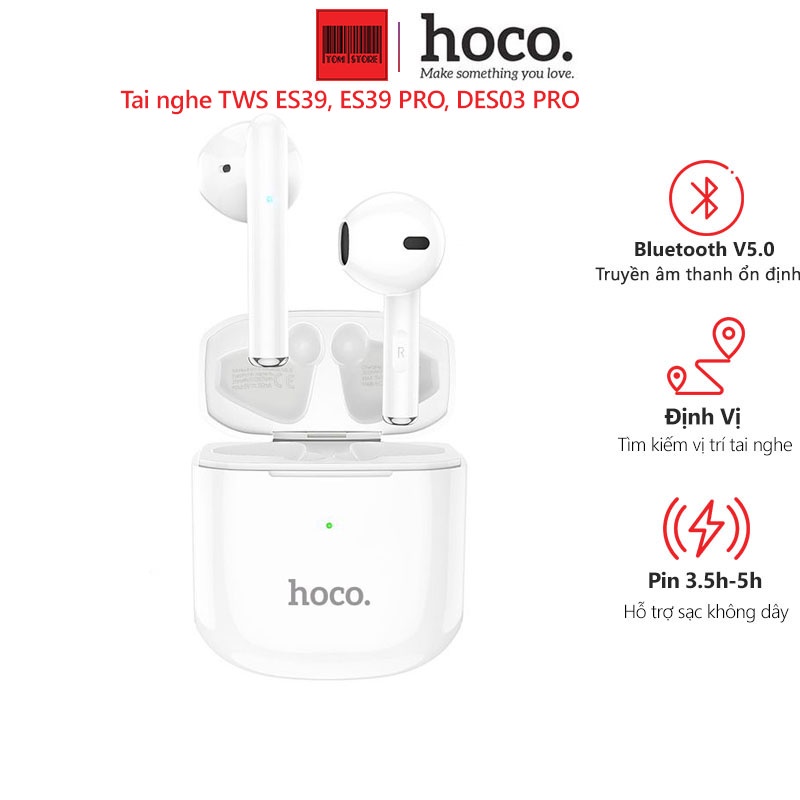 Tai nghe bluetooth Hoco ES39 phiên bản đặc biệt hỗ trợ định vị, đổi tên - Bh 12 tháng