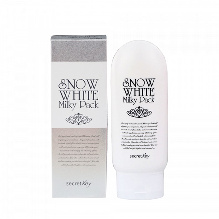 Mẫu mới, date mới] Kem Tắm Trắng Secret Key Snow White Milky Pack Hàn Quốc