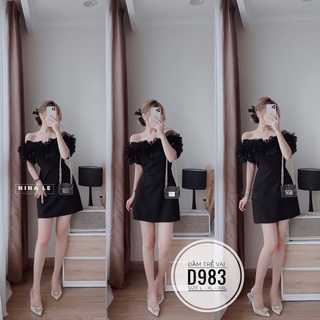 Bigsize đầm trễ vai d983