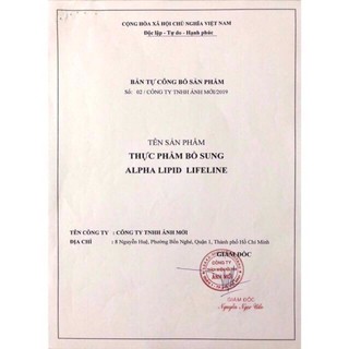 Sữa non Alpha lipid chính hãng