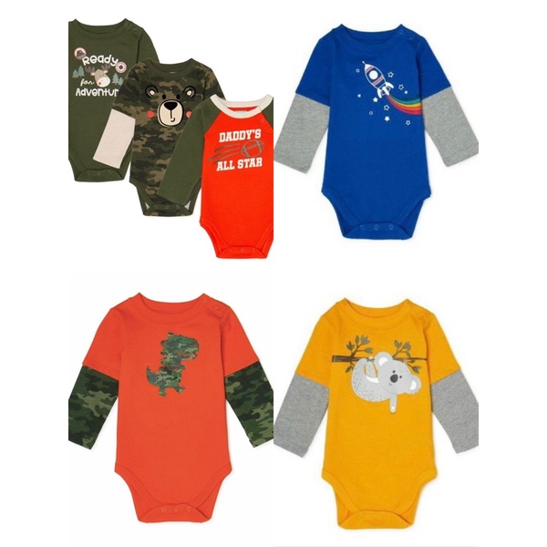 Body dài tay garanimals (size 0-3m-24m)
