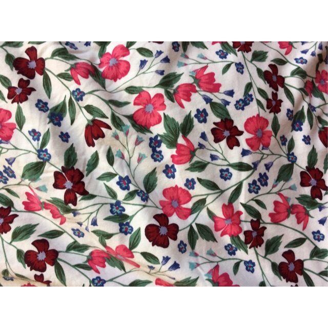 Vải khúc cotton hoa