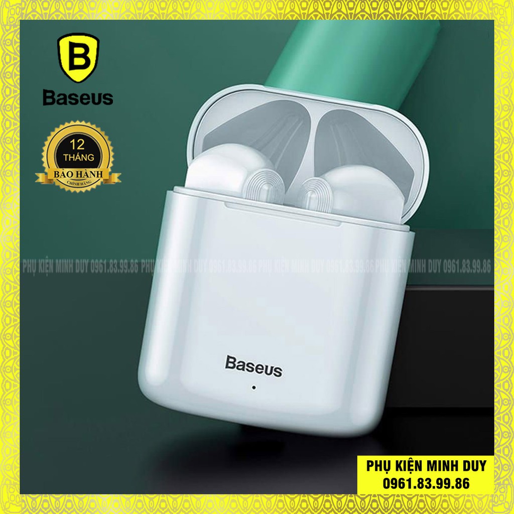 Tai nghe không dây cảm ứng Baseus Encok W09 True Wireless Earphones ( TWS, Intelligent Touch Control, Stereo Bass...)