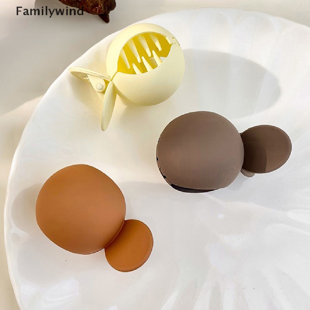 Kẹp Tóc Càng Cua Màu Trơn Cố Định Tóc Đuôi Ngựa Thời Trang Cho Nữ