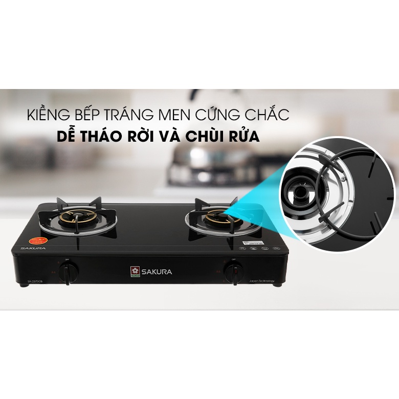 Kiềng Bếp Gas Sakura Mặt Kính, Đường Kính 18.6cm, Chiều Cao 4cm
