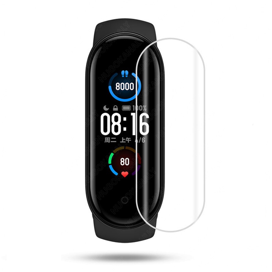 Vòng tay theo dõi sức khoẻ Xiaomi Mi Band 5 Bảo vệ màn hình