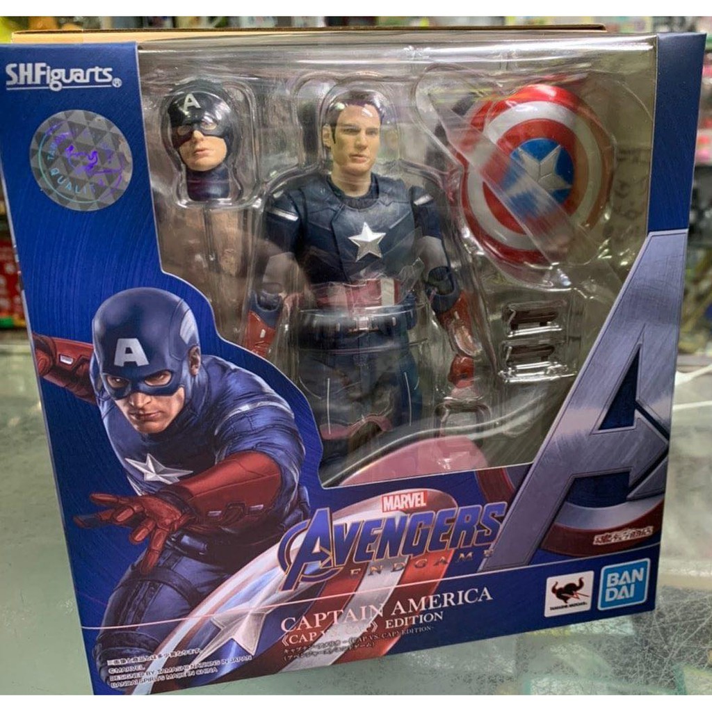 [CÓ SẴN] Mô Hình Avengers SHF Captain America Cap vs Cap