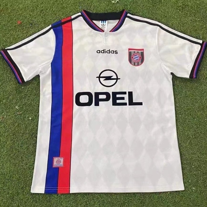 Áo Thun Thể Thao Đá Banh Bayern Away 95-96