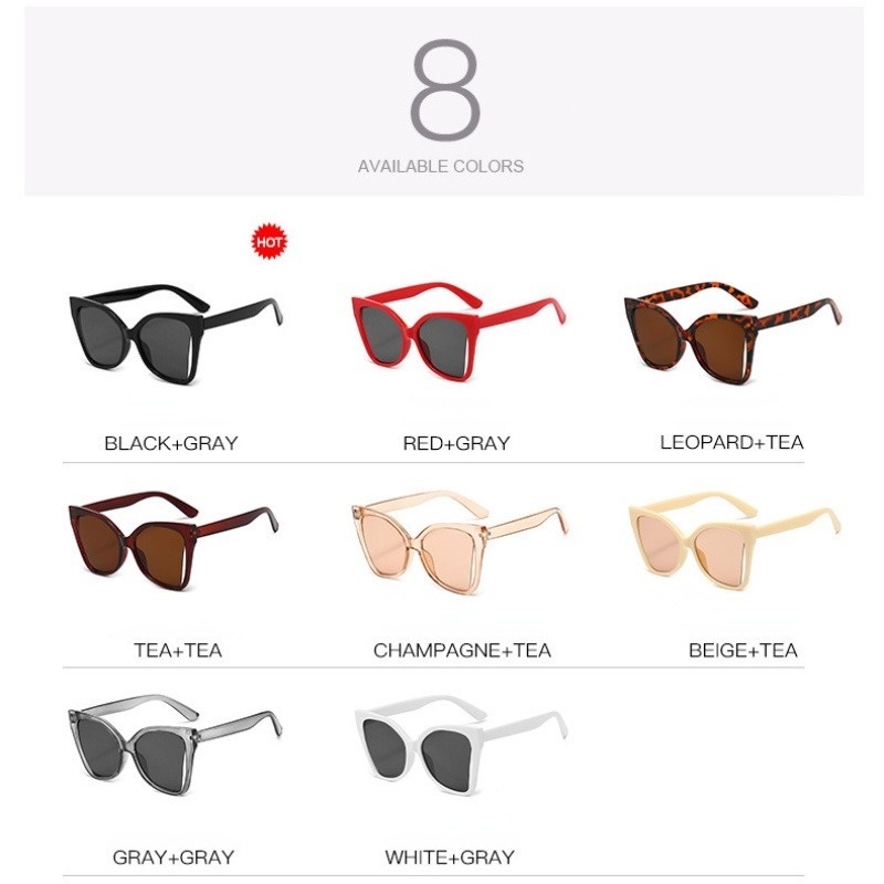 Kính Mát Thời Trang Nhiều Màu Sắc Phong Cách Phương Tây