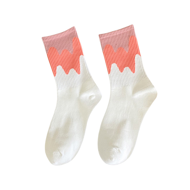 Vớ Cotton Mềm Thoáng Khí Co Giãn Đáng Yêu Cho Nữ