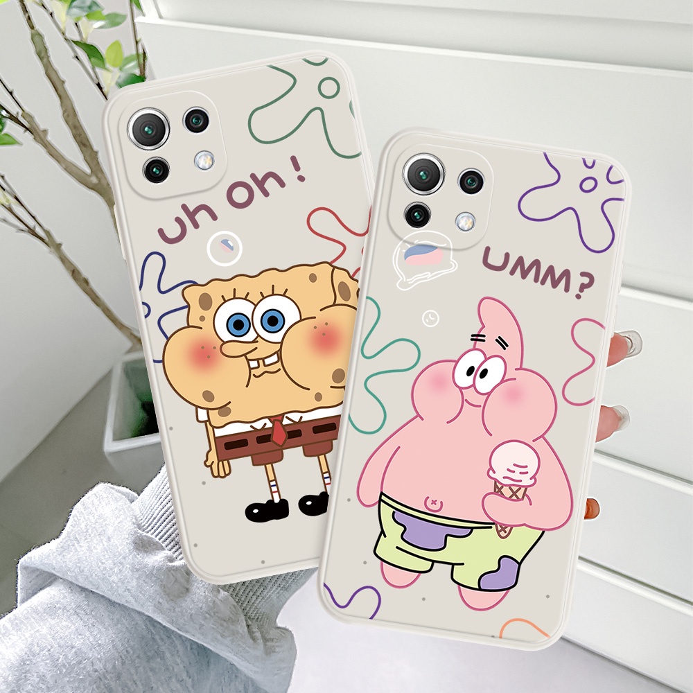 Ốp Điện Thoại Hình spongebob Cho vivo y20 y12s y19 y11  y12 y20s y12s y5s y17 y15 y3 y20i vivo u3 u10 v20 pro s7 s7t
