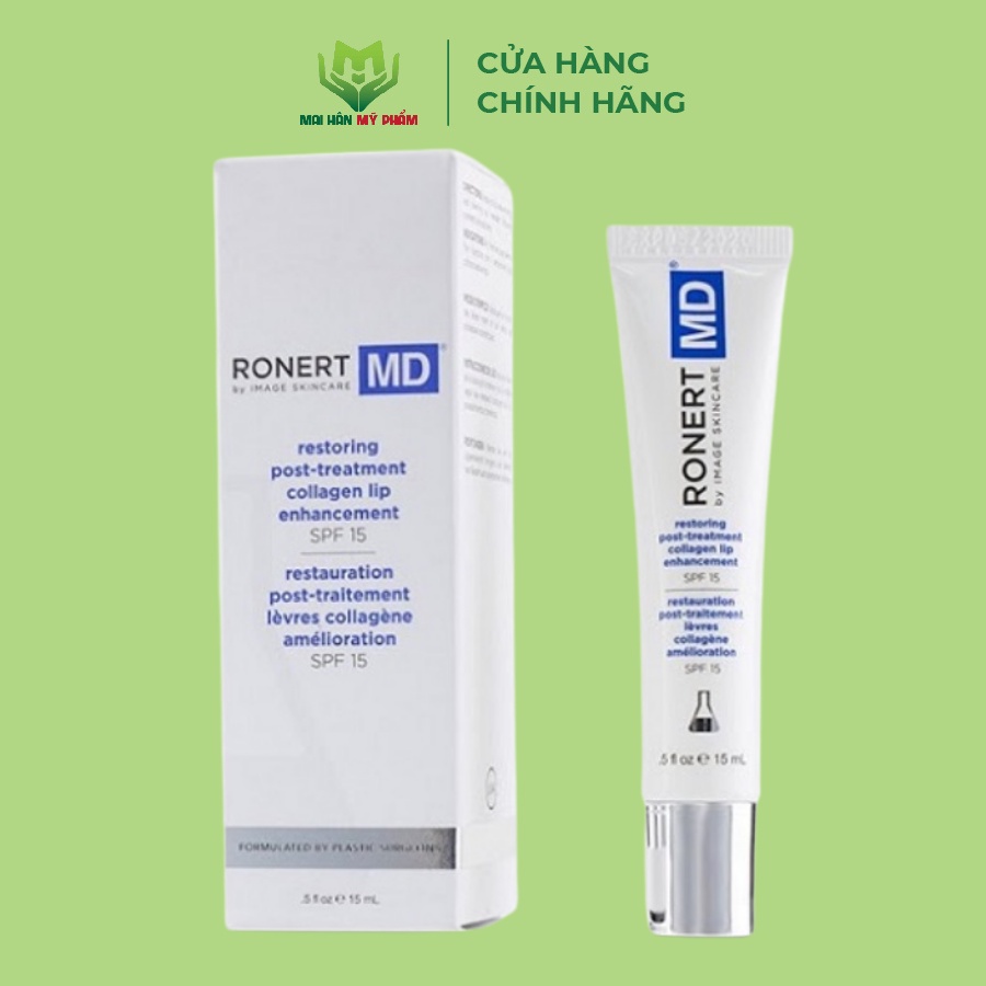 Gel trẻ hóa và chăm sóc môi Image Skincare MD Restoring Post Treatment Lip Enhancement SPF 15 15ml